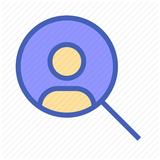 512x512 Facebook, Friend, Search Icon