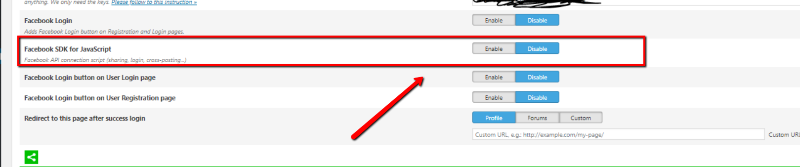 1619x338 Facebook Share Icon Not Completing Action How