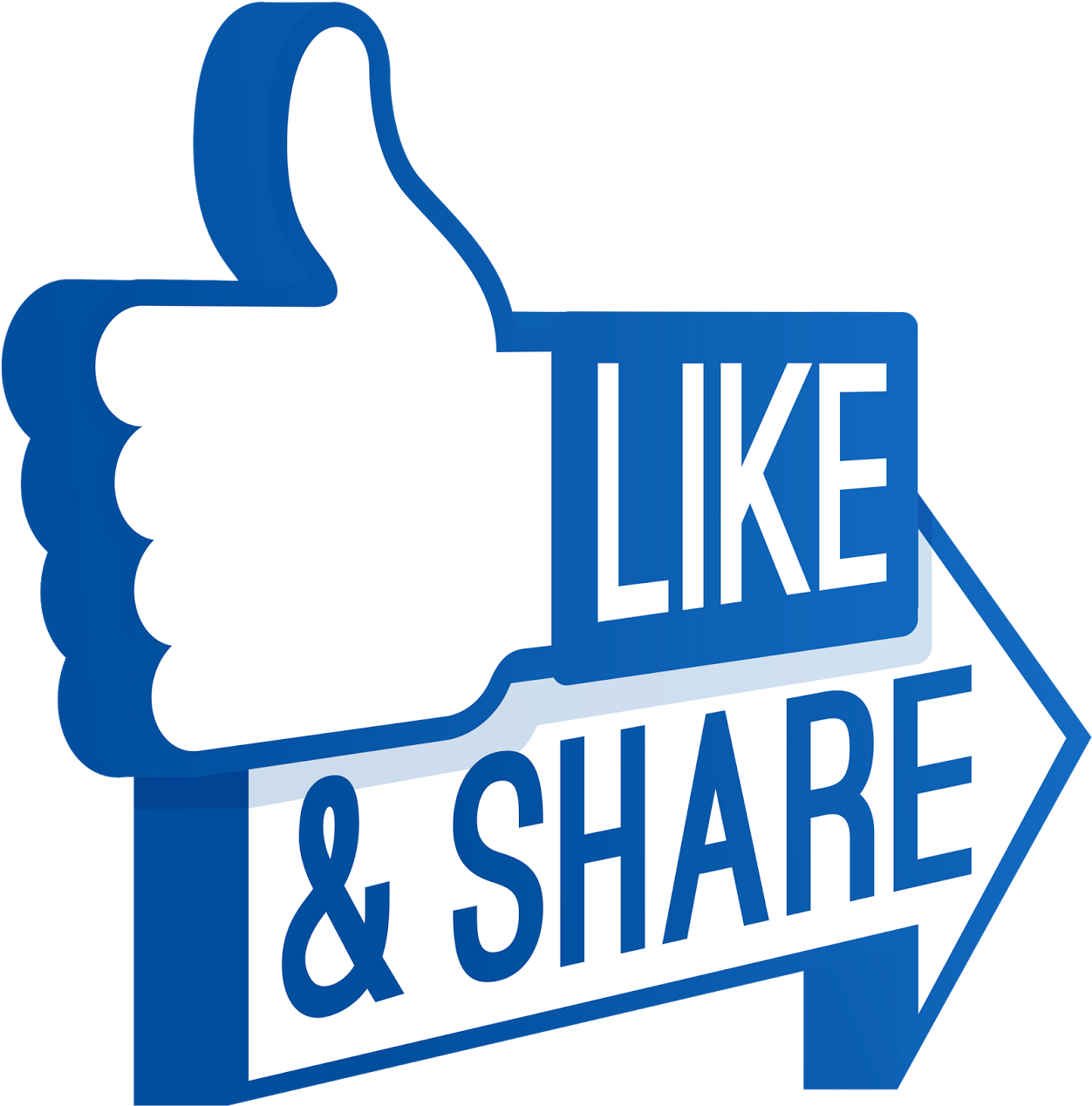 1252x1269 Hd Facebook Like And Share