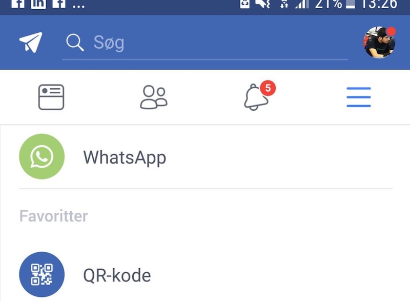 800x587 Facebook Tests Whatsapp Shortcut Button On Android