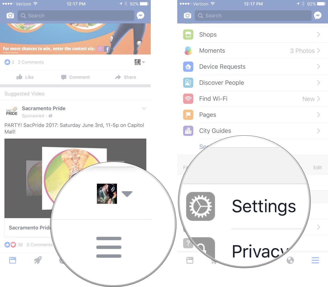1251x1094 How To Adjust Your Privacy Settings On Facebook For Iphone