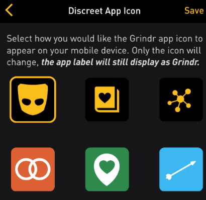 410x398 Discreet App Icon