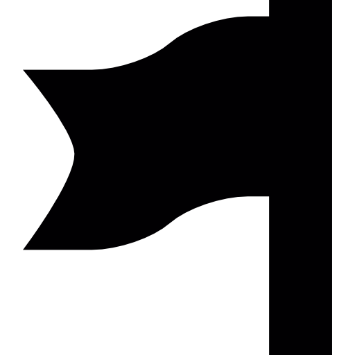 512x512 Flag Black Silhouette For Facebook Icons Free Download