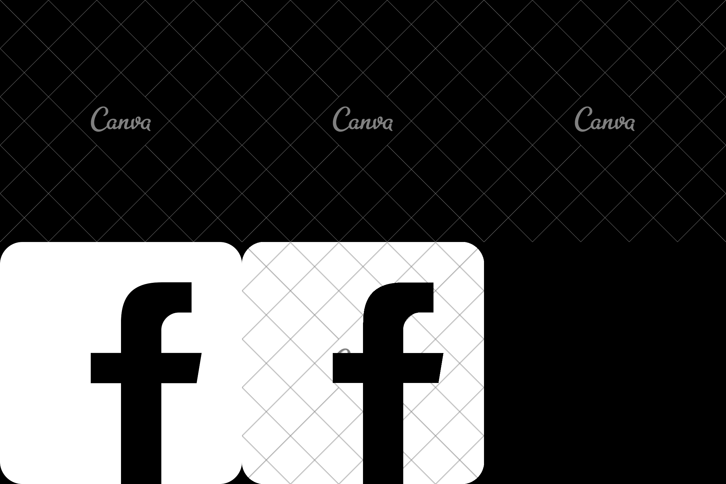 2400x1600 Black Facebook Social Media Icon