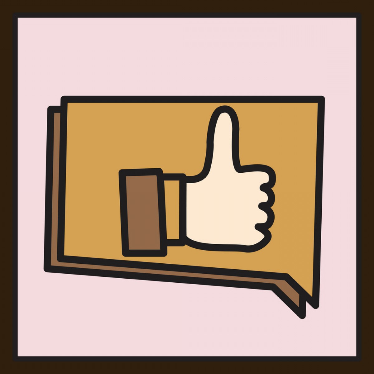 1200x1200 Like Thumb Vector Catchsplace