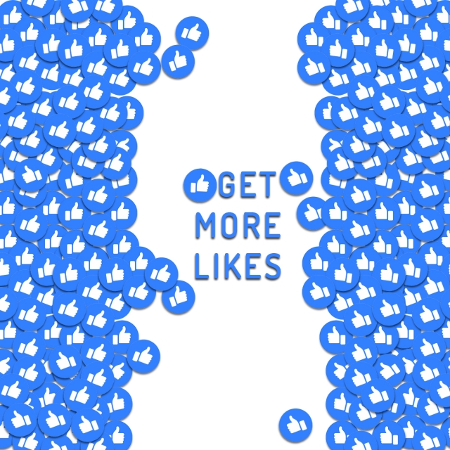 640x640 Social Network Facebook Like Thumb Up Blue Icons, Facebook Likes