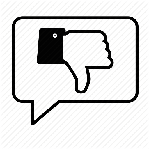 512x512 Bubble, Communicate, Dislike, Facebook, Online, Social Media