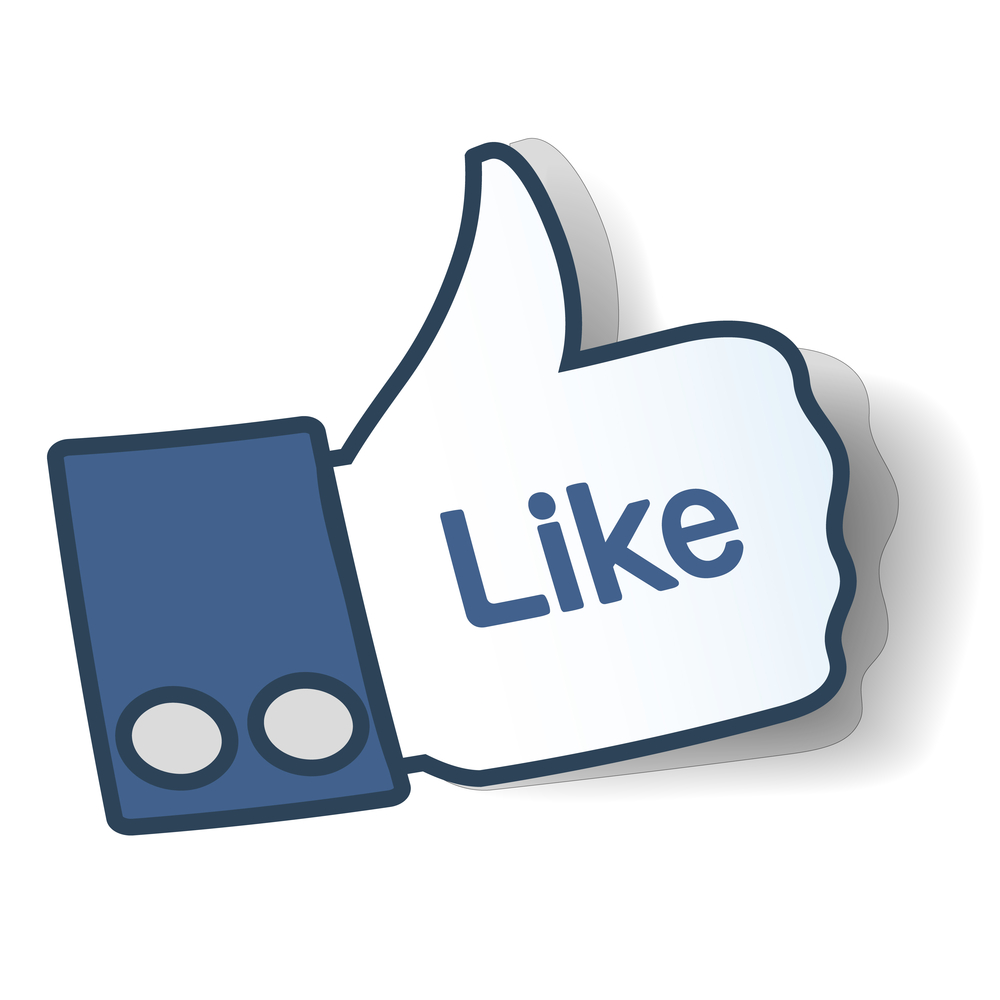 1000x1000 Facebook Like Thumbs Up Symbol
