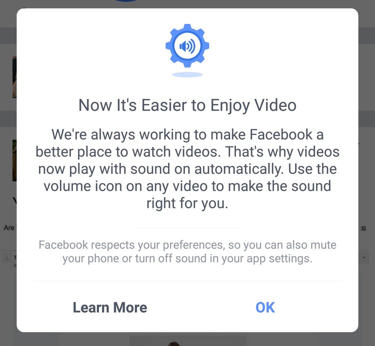 750x693 How To Turn Off Facebook Autoplay Sound