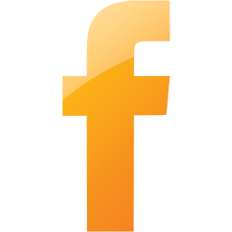 Web Orange Facebook Icon 256x256 Web Orange Facebook Icon