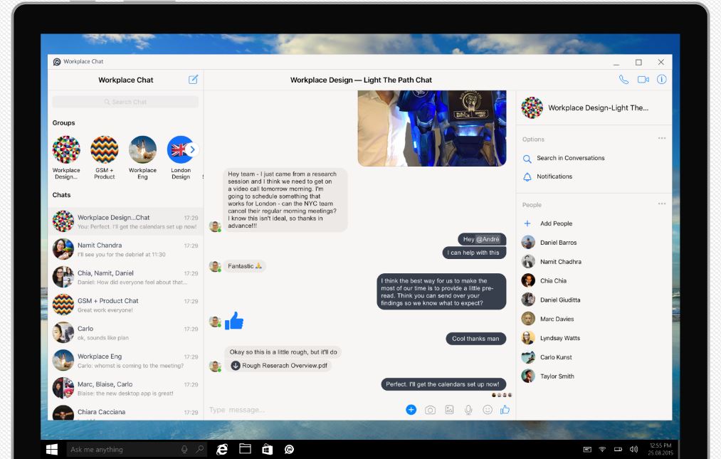 1013x645 Facebook's Workplace Chat App Now Available For Windows Users