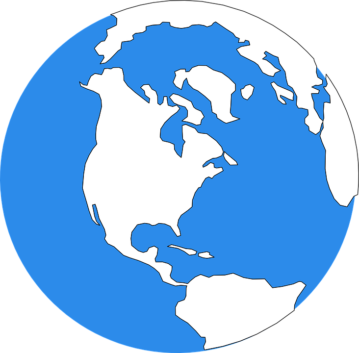 732x720 Earth Blue Land Globe Planet Continents Sphere