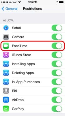225x400 Iphoneipad Facetime Icon Is Missing From Home Screen
