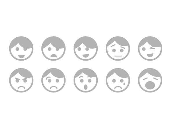 590x443 Facial Expression Icons
