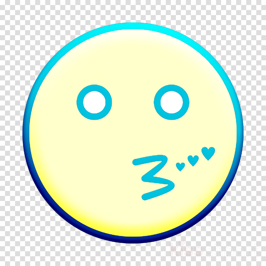 900x900 Emoticon Face Icon Kiss Icon Clipart