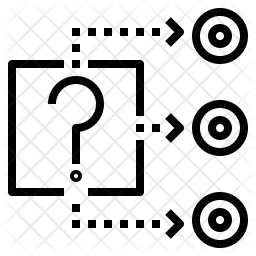 256x256 Questioning Icon Of Line Style