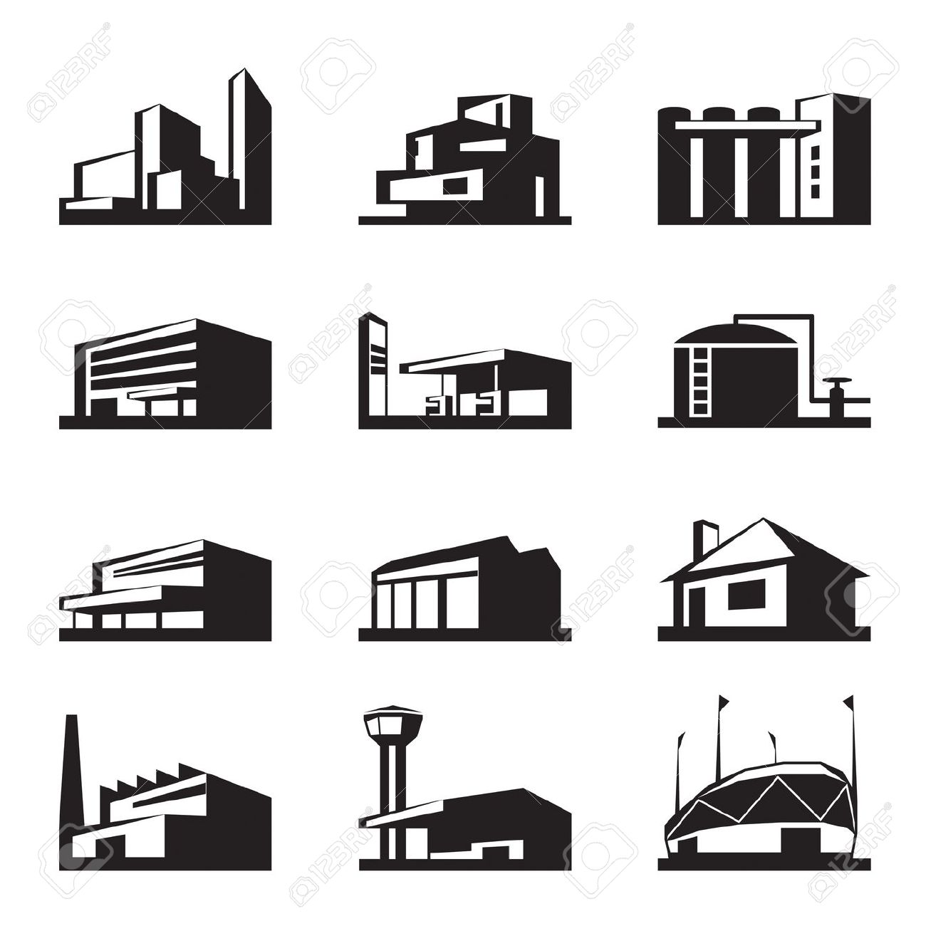 1300x1300 Factory Icon Vector
