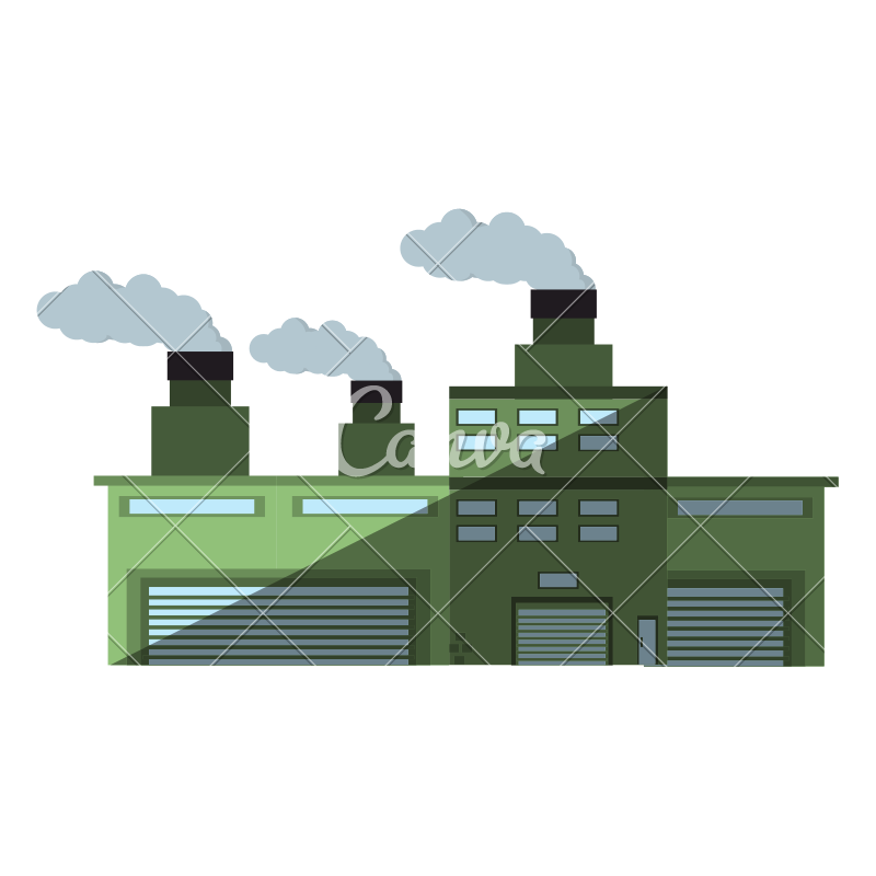 800x800 Industrial Factory Building Icon