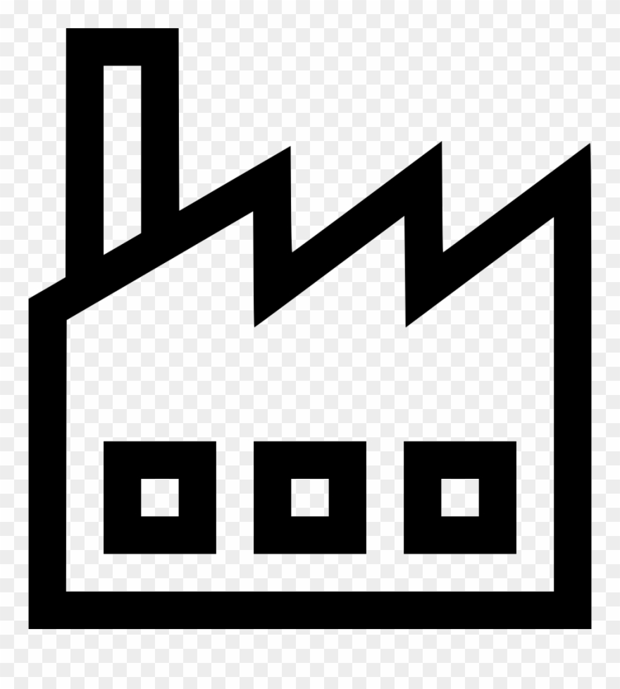 Factory Building Icon at Vectorified.com | Collection of Factory ...