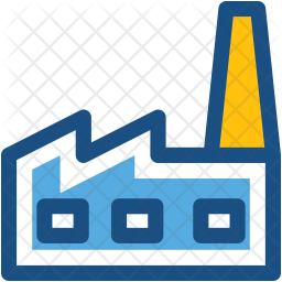 Factory Icon Of Colored Outline Style 256x256 Factory Icon Of Colored Outline Style