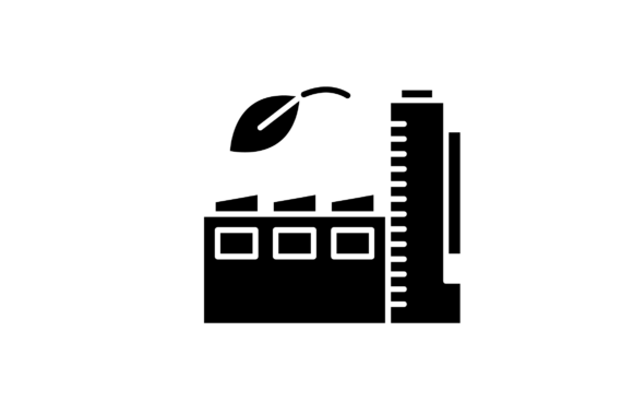 Green Factory Icon Graphic 580x379 Green Factory Icon Graphic