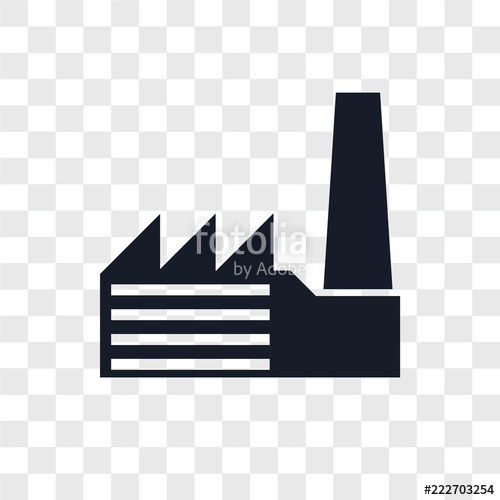 Factory Icons Isolated On Transparent Background Modern 500x500 Factory Icons Isolated On Transparent Background Modern