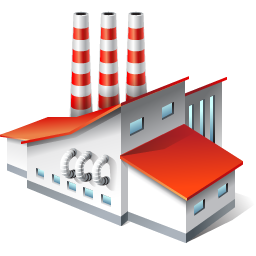 256x256 Factory Icon Vista Business Icons Softiconsm