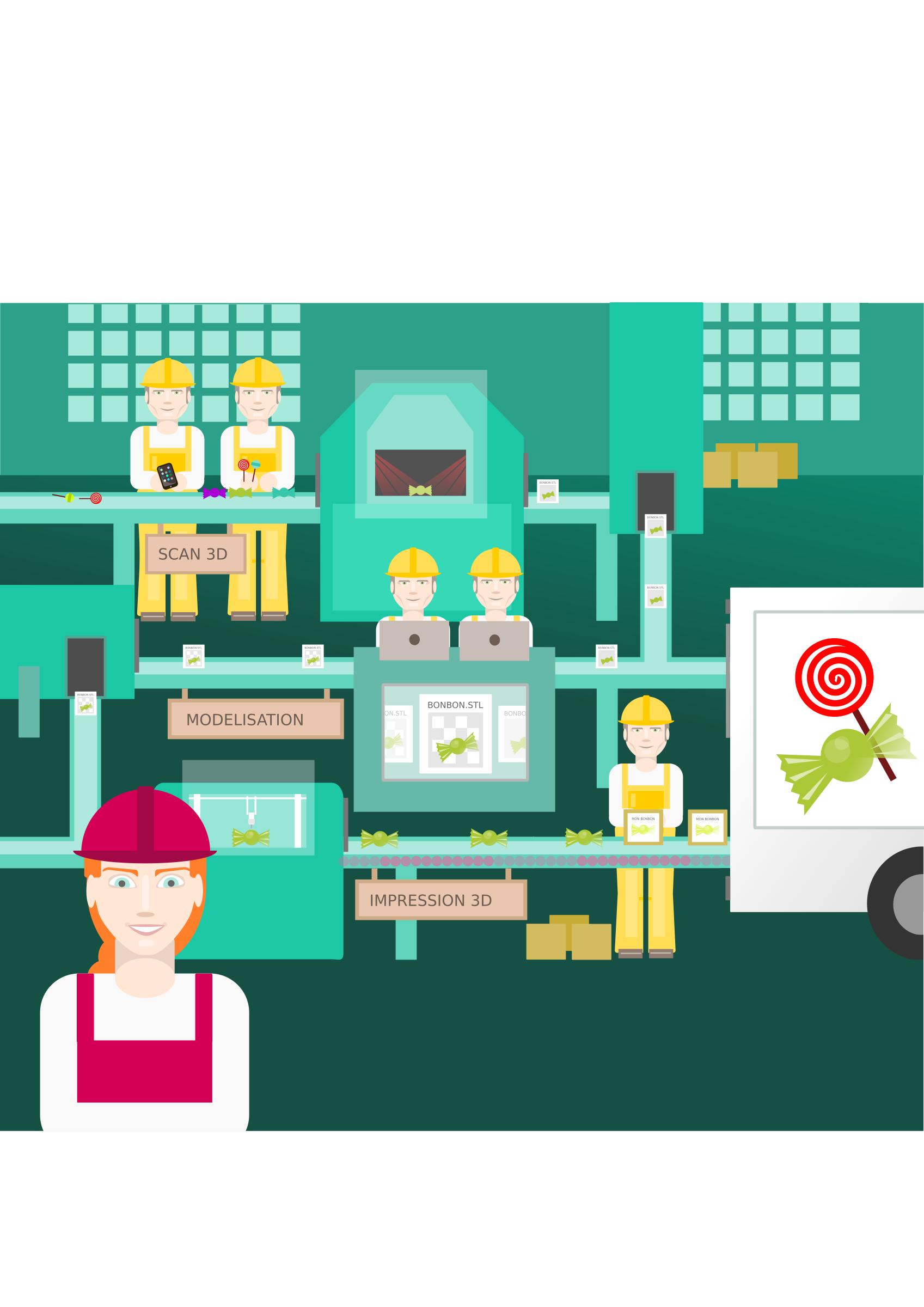 1697x2400 Candy Factory Icons Png