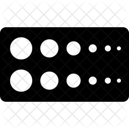 256x256 Fade Icon Of Glyph Style