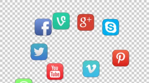 480x268 Social Networking Apps Fade In On A Smartphone Home Screen