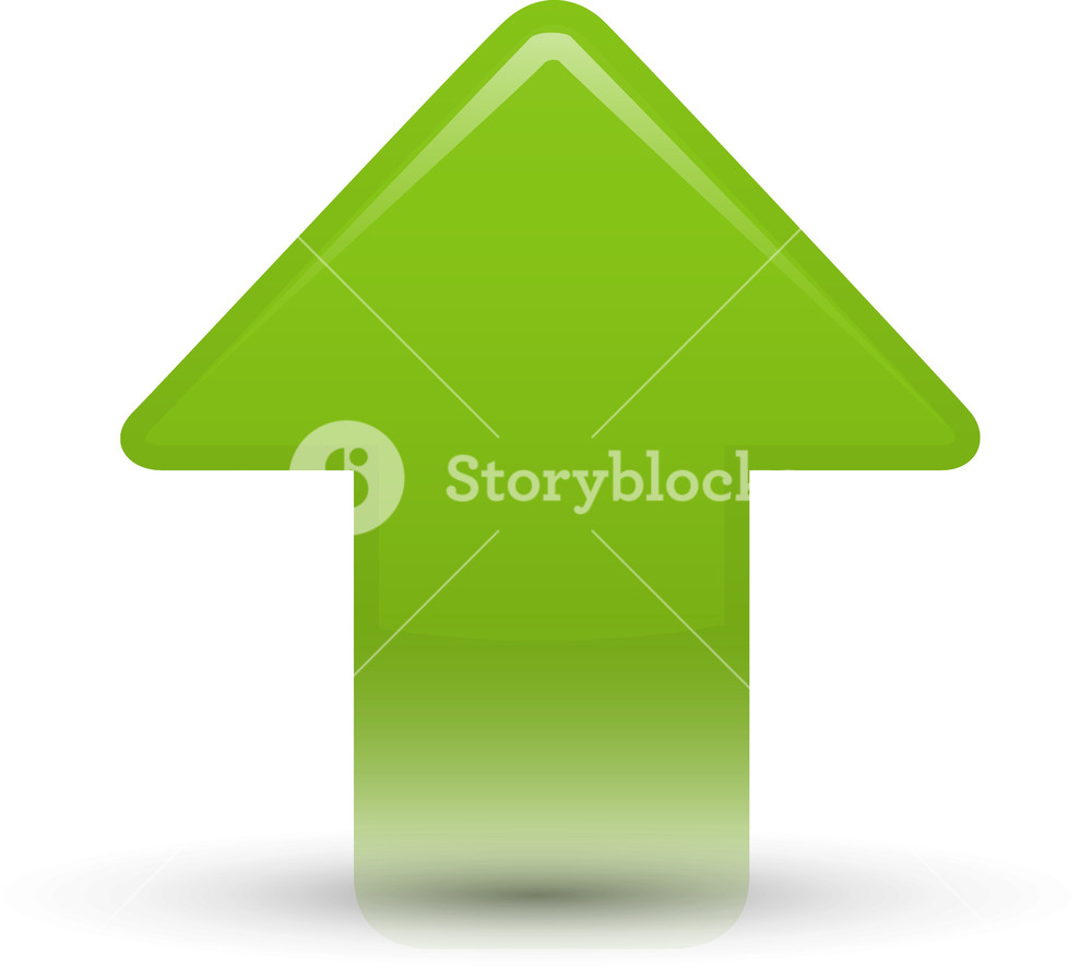 1000x887 Up Arrow Fade Lite Communication Icon Royalty Free Stock Image