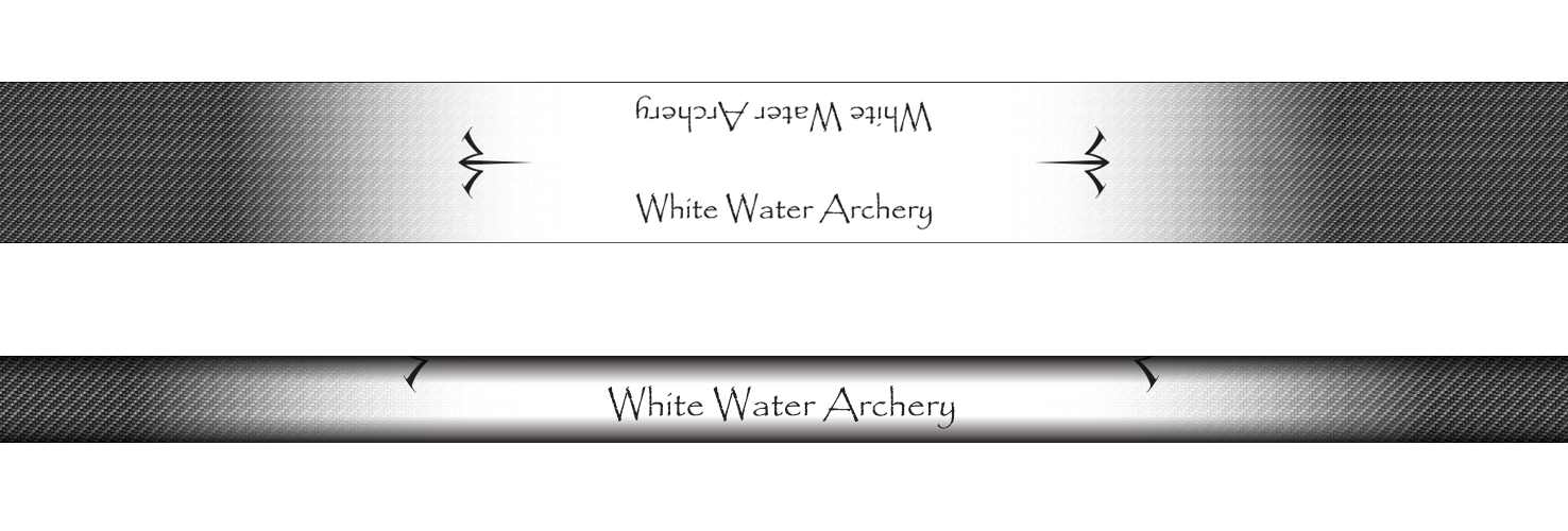 1476x500 Wwa Carbon Fiber Fade Icon Stabilizer Wrap White Water Archery
