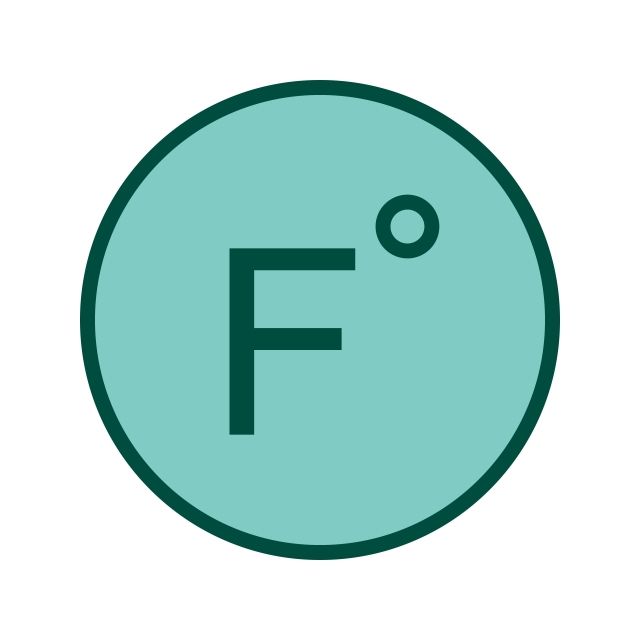 640x640 Fahrenheit Icon Design, Degree, Farenheit, Forecast Png And Vector
