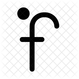 256x256 Fahrenheit Icon Of Glyph Style