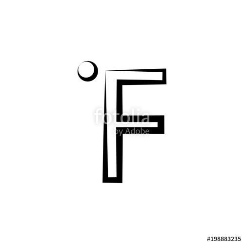 500x500 Fahrenheit Icon Element Of Weather Icon Premium Quality Graphic