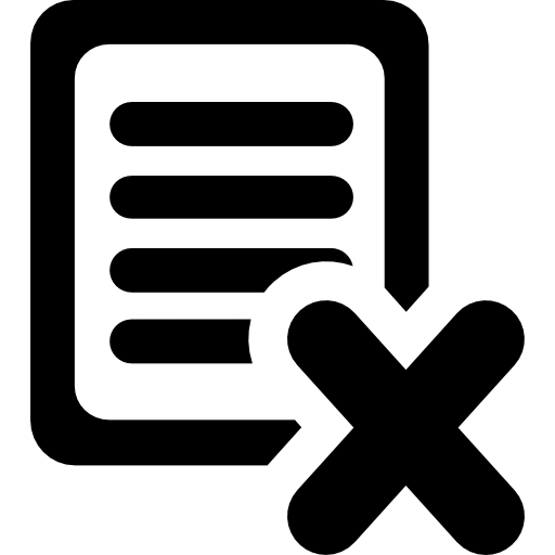 512x512 Text, Education, Cross, Educational Icons, Symbol, Test, Paper