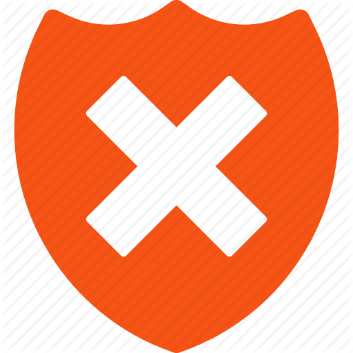 512x512 Cancel, Cross, Fail Security, Failure, Protection, Secure, Wrong Icon