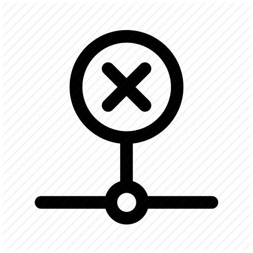 512x512 Connection, Error, Fail, Failed, Failure, Inactive, Network Icon