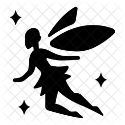 256x256 Fairy Icon Of Glyph Style