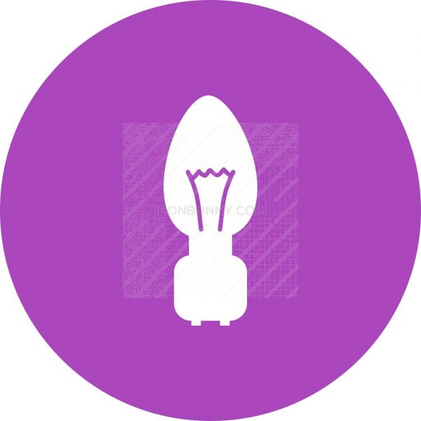 600x600 Fairy Light Flat Round Icon