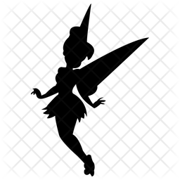 256x256 Kid Fairy Icon Of Glyph Style