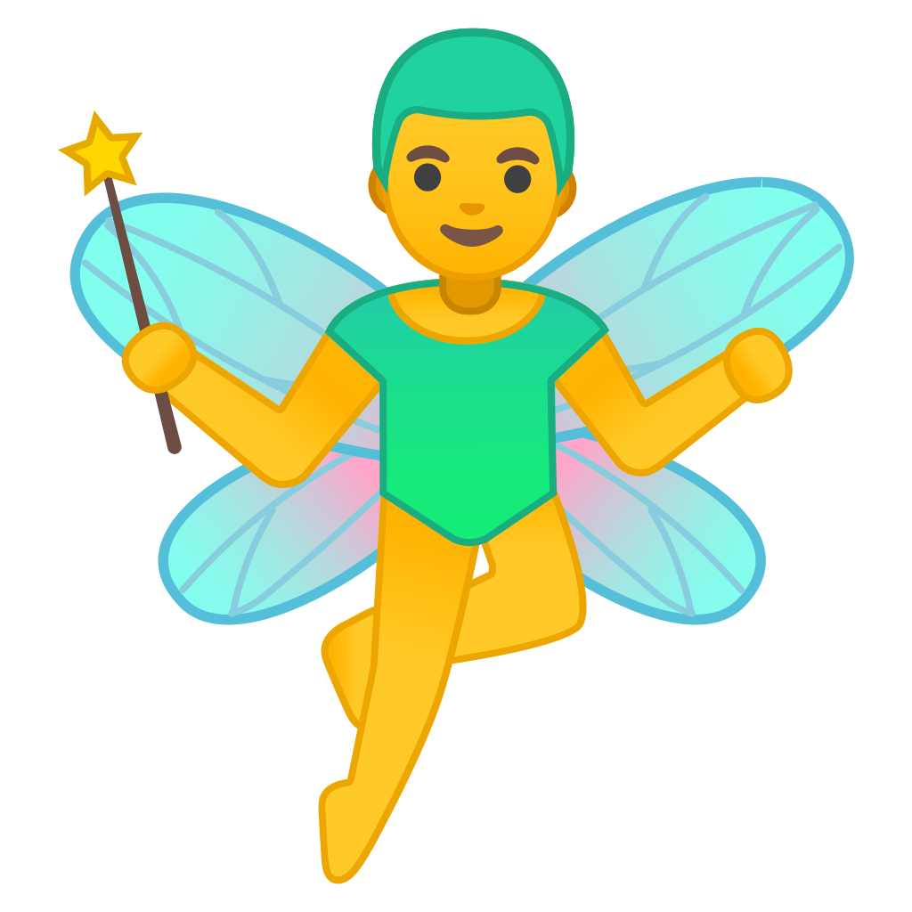 1024x1024 Man Fairy Icon Noto Emoji People Stories Iconset Google