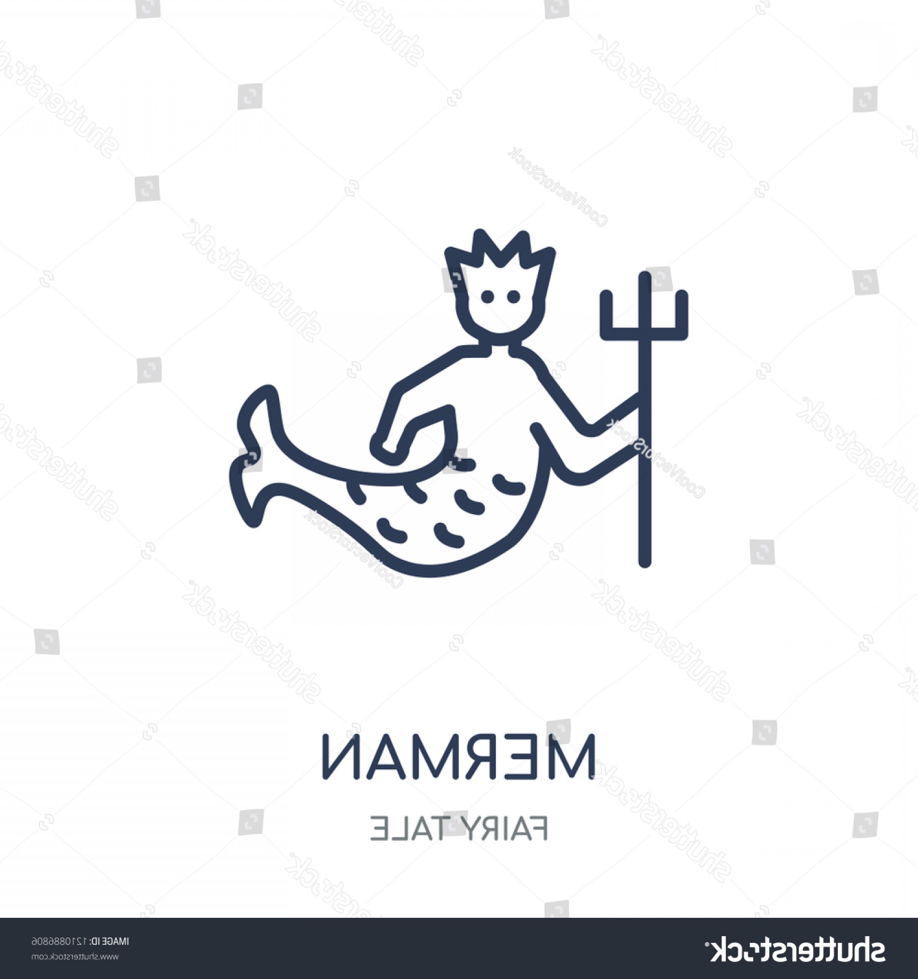 1800x1920 Merman Icon Linear Symbol Design Fairy Hoodamathrun