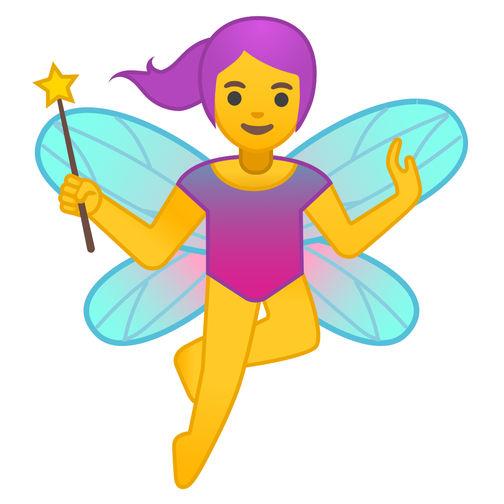 1024x1024 Woman Fairy Icon Noto Emoji People Stories Iconset Google