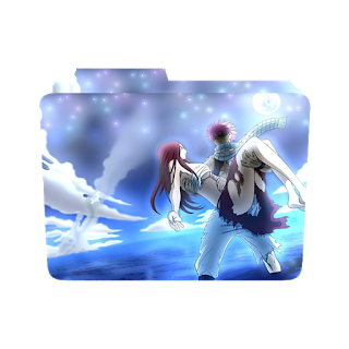 320x320 Fairy Tales Anime Folder Icons, Erza Scarlet, Dragon Slayer Natshu