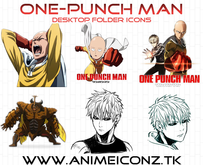 690x561 One Punch Man Desktop Folder Icon