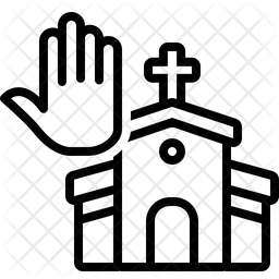 256x256 Faith Icon Of Line Style