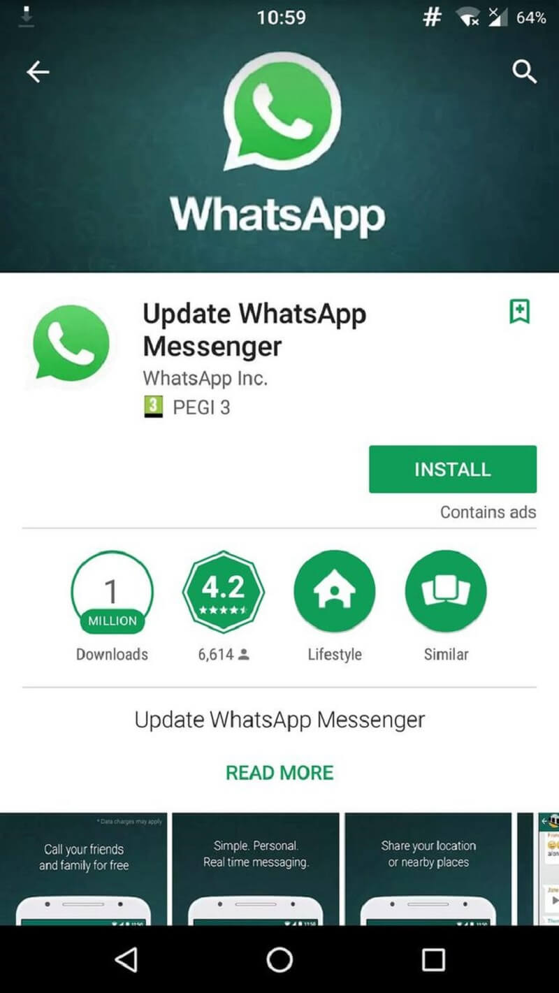 800x1421 Over One Million People Downloaded Fake Whatsapp Application