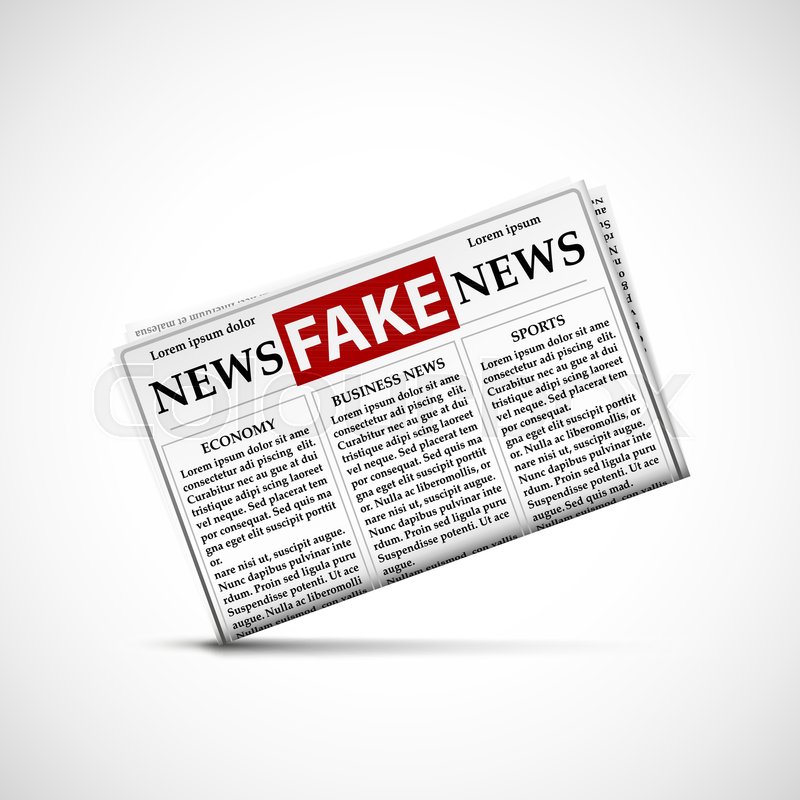 800x800 Fake News In Daily Newspapers Icon Of Stock Vector Colourbox