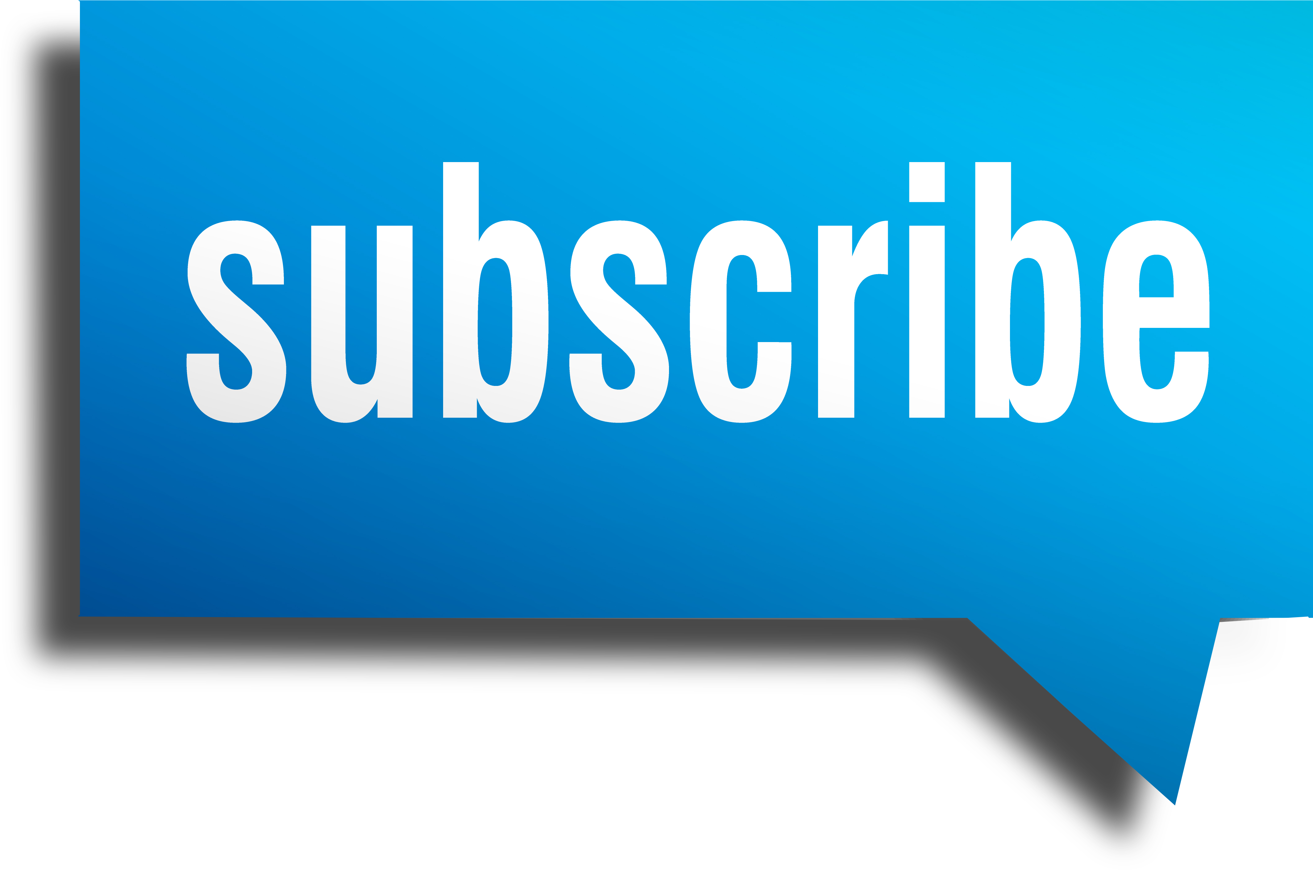 4255x2818 Hd Blue Subscribe Png